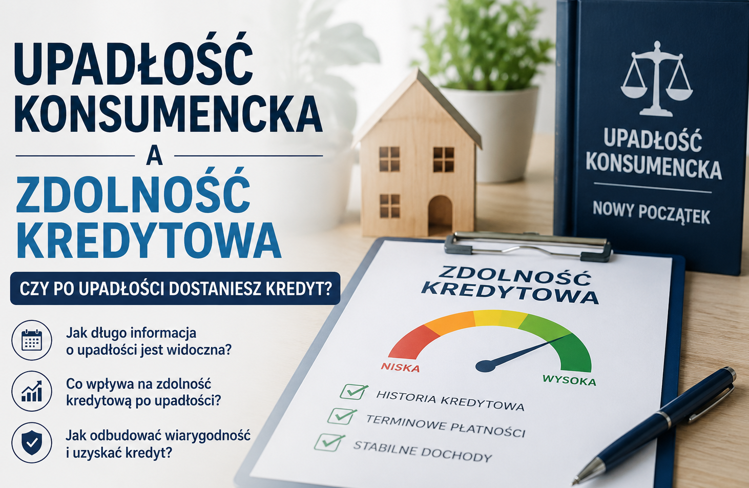 Czy upadłość konsumencka wpływa na zdolność kredytową?